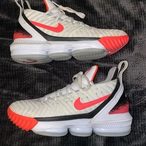 LeBron 16 “Air Tech Challenge Hot Lava White”